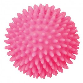 Palla riccio in vinile 7 cm rosa