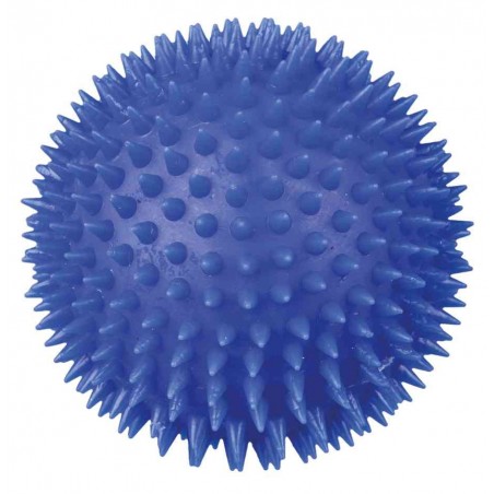 Palla riccio in vinile 10 cm blu